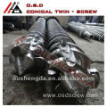 conical twin screw for pipe extruder screw barrel manufacturers